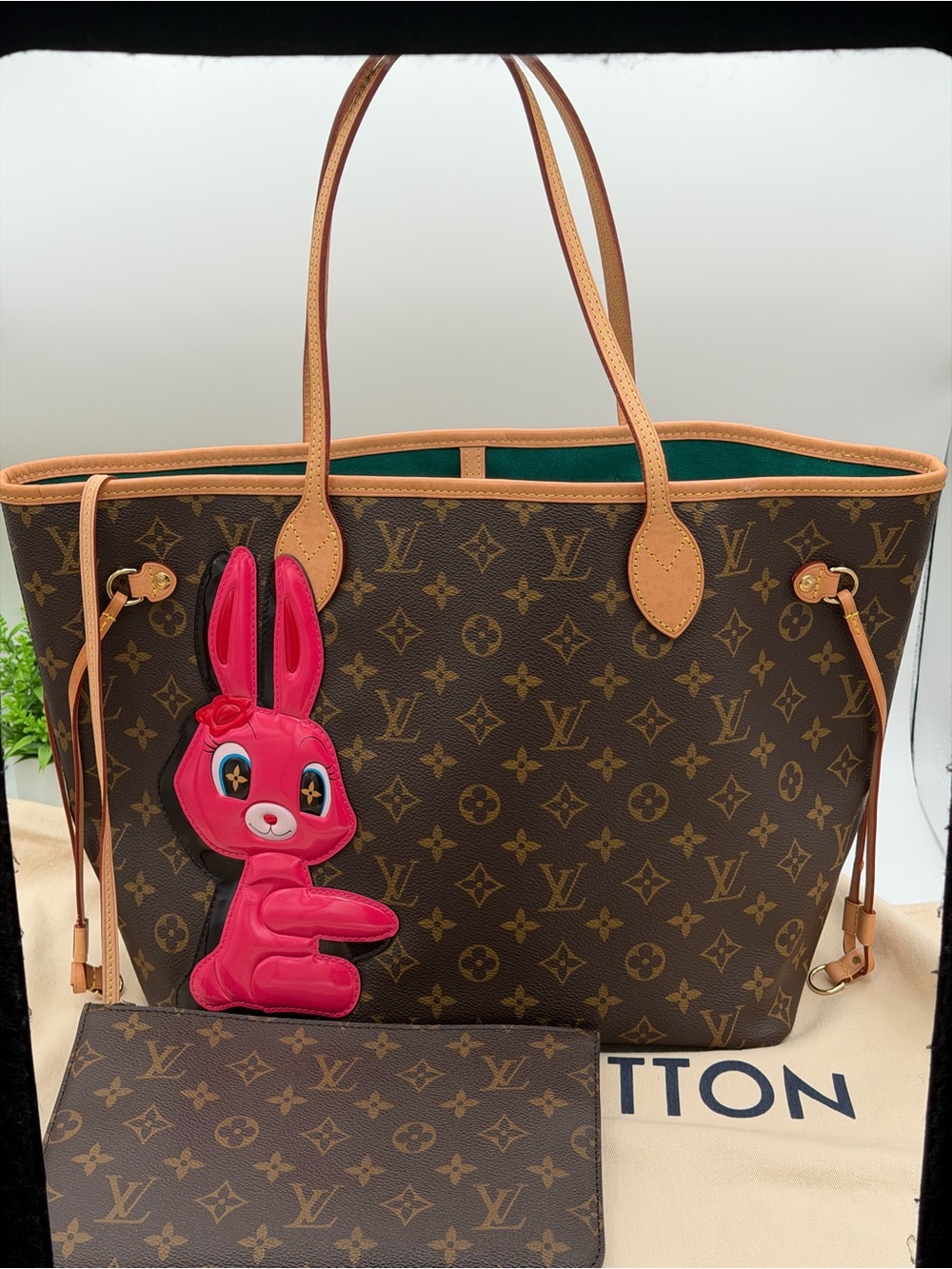 Louis Vuitton Tote Bag Monogram Sun Yitian Collaboration Neverfull MM unused 🔥😍 - Picture 11 of 11